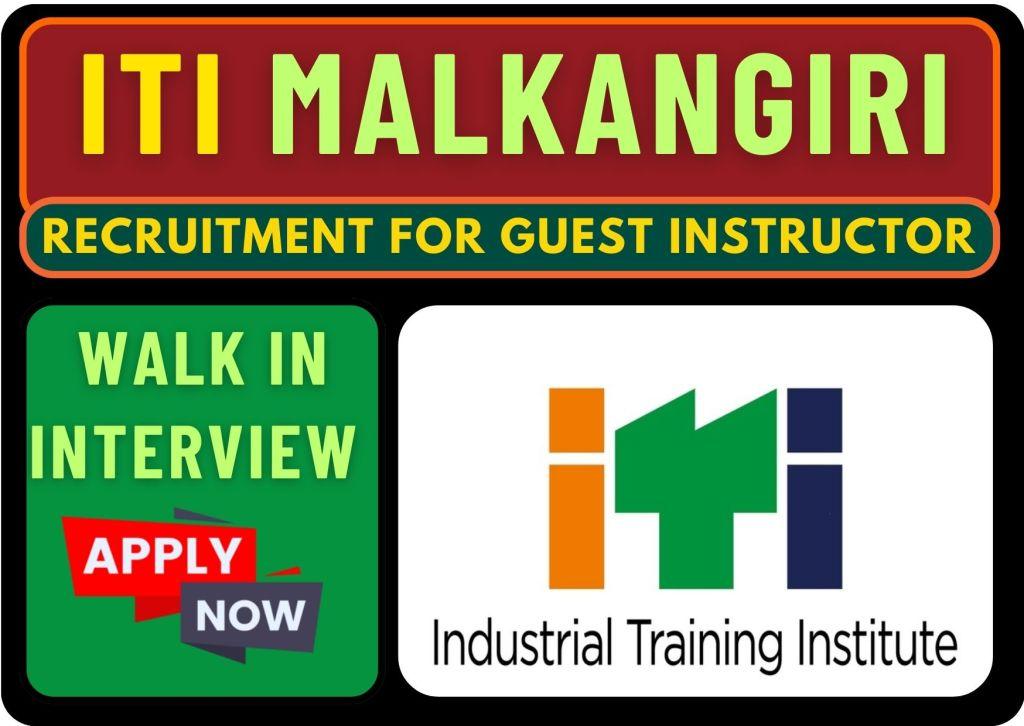 ITI Malkangiri Recruitment