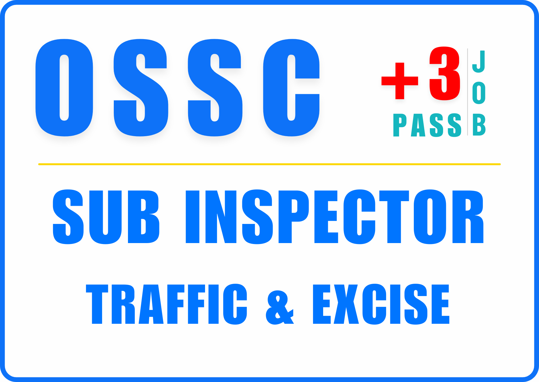 OSSC Sub inspector recruitment 2024