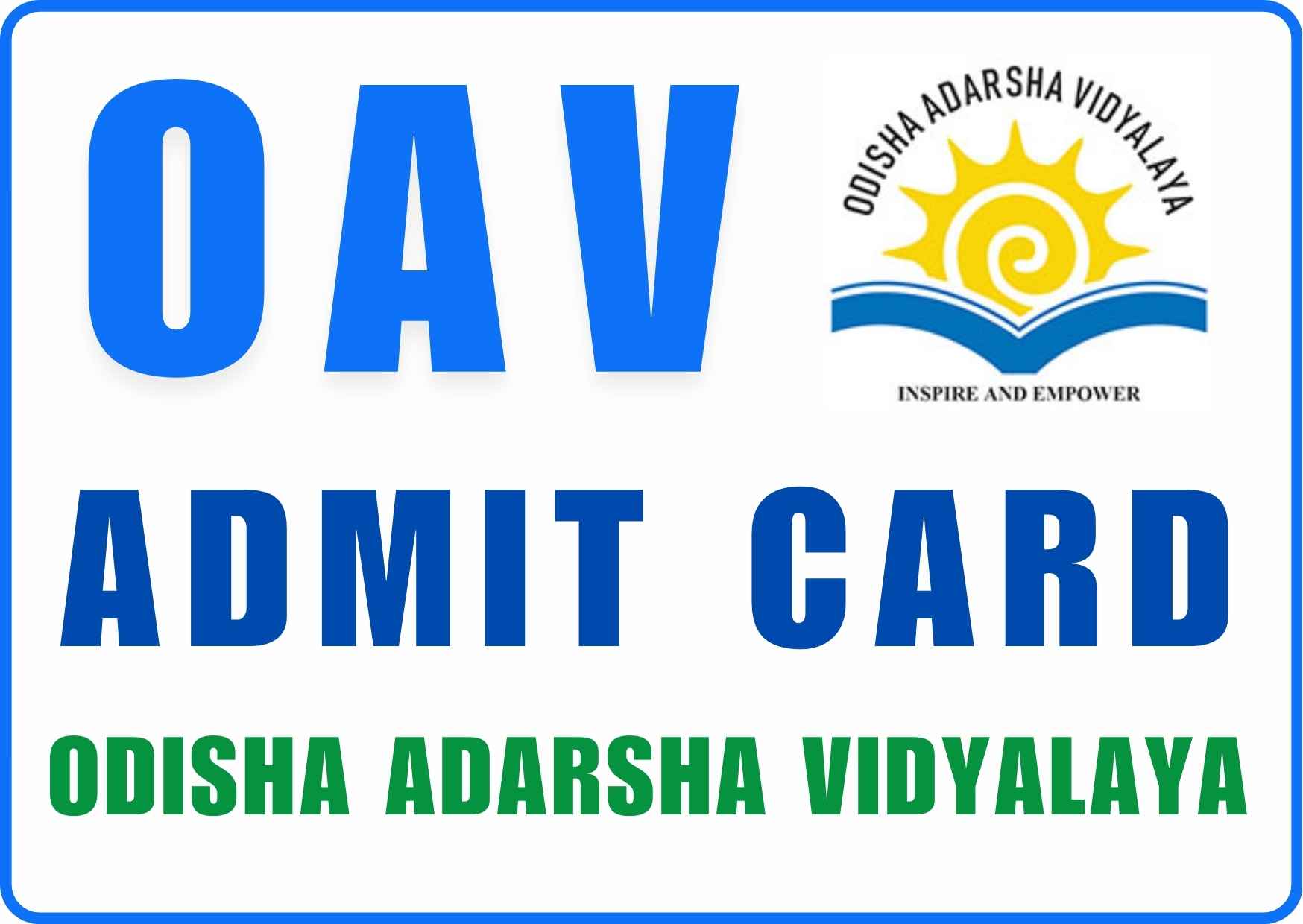 oav admit card